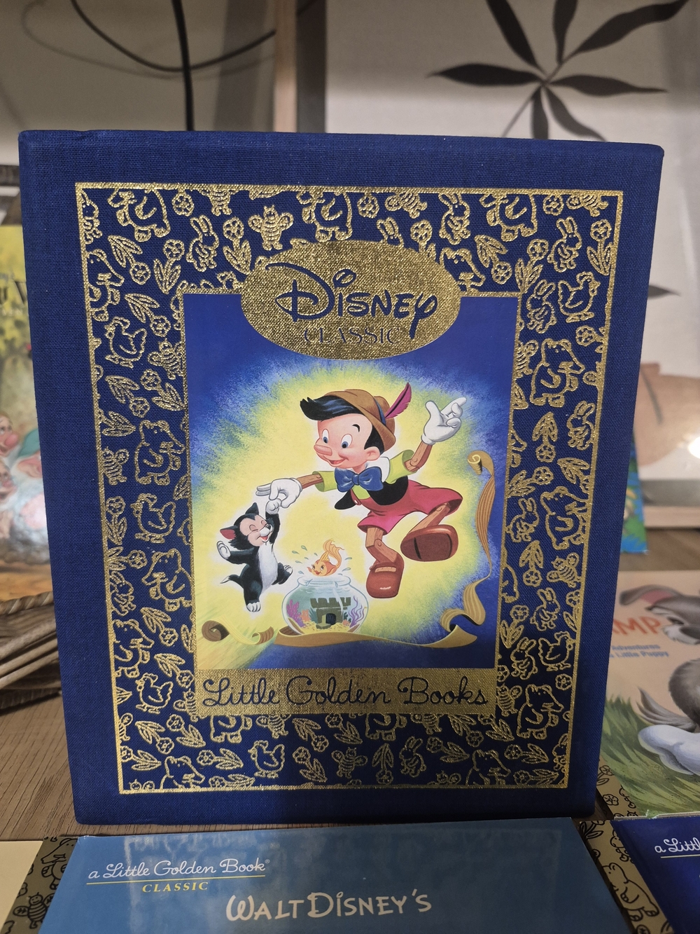 Disney Blue and Gold Pinocchio Little Golden Books Box Set